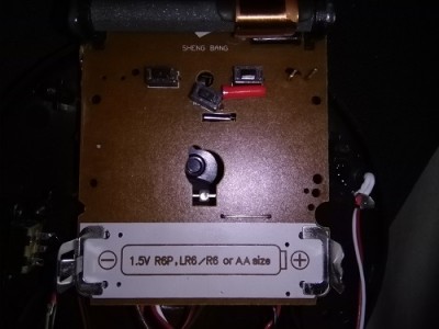 Plošný spoj z fotodiodou